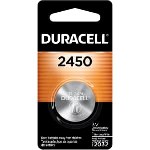 Duracell 2450 3V Lithium Battery for $2 with Sub & Save Duracell 2450 3V Lithium Battery for $2 with Sub & Save