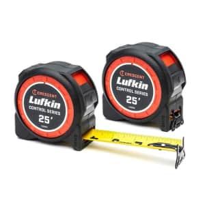 Crescent Lufkin 25-ft. Tape Measure 2-Pack for $15 Crescent Lufkin 25-ft. Tape Measure 2-Pack for $15