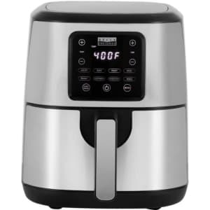 Bella Pro Series 4.2-Quart Stainless Steel Digital Air Fryer for $30