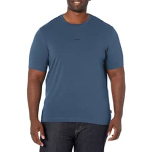 BOSS Men's Center Logo Regular Fit T-Shirt, Indigo Navy, XXL for $21