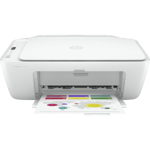 HP Cyber Week Printer Deals. Pictured is the HP DeskJet 2734e All-in-One Printer, which is $50 and comes with nine months of Instant Ink as a bonus (it's $35 off).