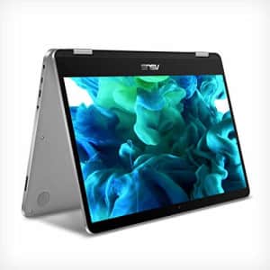 ASUS VivoBook Flip 14 Thin and Light 2-in-1 Laptop, 14 HD Touchscreen, Intel Celeron N4020 for $272