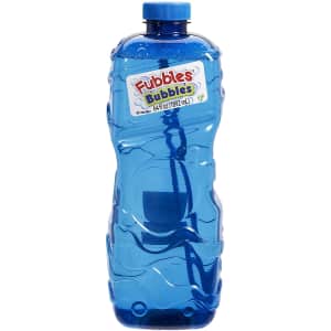 Fubbles Long Lasting Bubble Solution 64-oz. Bottle for $12