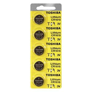 Toshiba CR1616 Battery 3V Lithium Coin Cell (100 Batteries) for $40