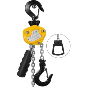Mophorn 1/4-Ton 10-Foot Manual Lever Chain Hoist for $37