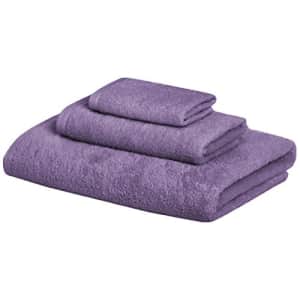 Amazon Basics Quick-Dry, Luxurious, Soft, 100% Cotton Towels, Lavender - 3-Piece Set for $17