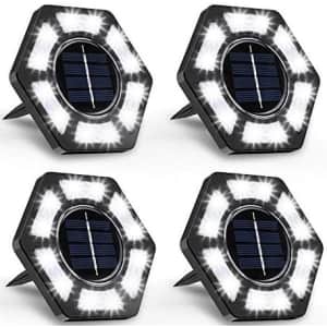 TT Tiger Tide Outdoor Solar Ground Lights 4-Pack for $15 TT Tiger Tide Outdoor Solar Ground Lights 4-Pack for $15