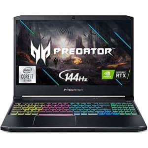 Acer Predator Helios 300 Gaming Laptop, i7-10750H, 15.6" FHD 144Hz IPS Display, WiFi 6, RGB Backlit for $1,799