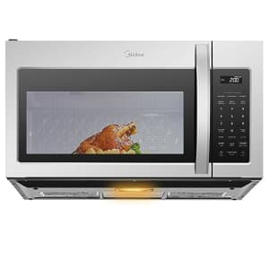 Midea MOR17BSA-SS 1.7 Cu.ft. Over The Range Microwave Oven with Smart Touch Panel, Auto Cooking for $240