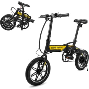 Swagtron Swagcycle EB-5 Lightweight Aluminum Folding Electric Bike for $350