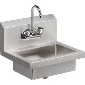 Rockpoint Basics Stainless Steel Sink w/ Faucet for $105