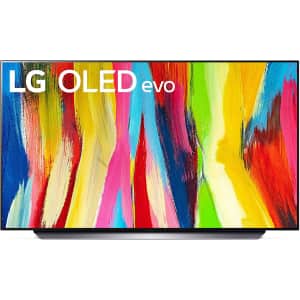 LG C2 Series 48" 4K HDR 120Hz OLED UHD Smart TV for $749