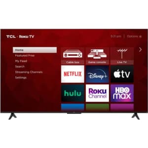 TCL 4-Series 50S45 50" 4K HDR LED UHD Roku Smart TV for $240