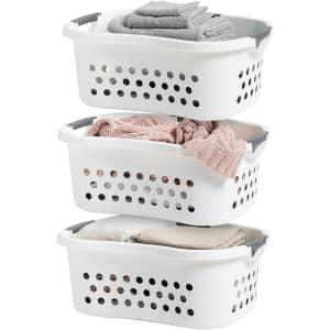 IRIS 50-Liter Laundry Basket 3-Pack for $45