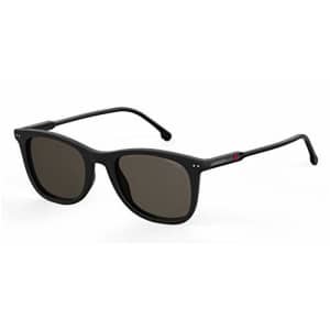 Carrera 197/S Sunglasses CA197-0003-IR-5121 - Matte Black Frame, Gray Blue Lenses, Lens Diameter for $40