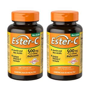 American Health Ester-C with Citrus Bioflavonoids - 500 mg - 120 Capsules (Pack of 2) for $30 American Health Ester-C with Citrus Bioflavonoids - 500 mg - 120 Capsules (Pack of 2) for $30
