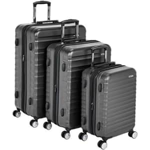 Amazon Basics Premium Hardside Spinner 3-Piece Luggage Set. You'd pay $30 more for a similar Amazon Basics set elsewhere.