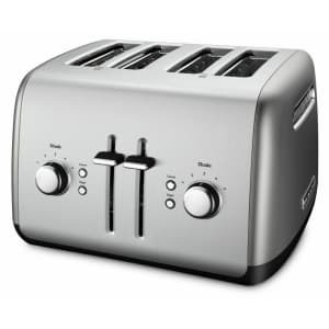 KitchenAid 4-Slice Stainless Steel Toaster w/ Manual High-Lift Lever for $56 KitchenAid 4-Slice Stainless Steel Toaster w/ Manual High-Lift Lever for $56