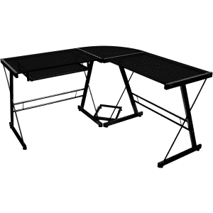 Walker Edison Ellis 51" L Shaped Corner Gaming Desk for $64 w/ Prime Walker Edison Ellis 51" L Shaped Corner Gaming Desk for $64 w/ Prime