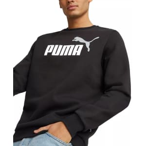 PUMA Men's ESS+ Big Logo Crewneck Sweatshirt for $16