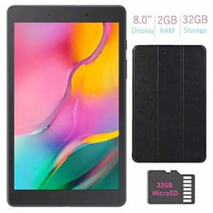 Samsung Galaxy Tab A 8.0-inch Touchscreen (1280x800) Wi-Fi Tablet (Black) Bundle, Qualcomm for $259