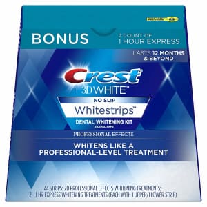 Crest Whitestrips 20-Pack w/ 2 Express Kits for $30