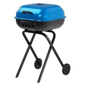 Americana Walk-A-Bout 100% Pre-Assembled Portable Steel Charcoal Grill for $57 Americana Walk-A-Bout 100% Pre-Assembled Portable Steel Charcoal Grill for $57