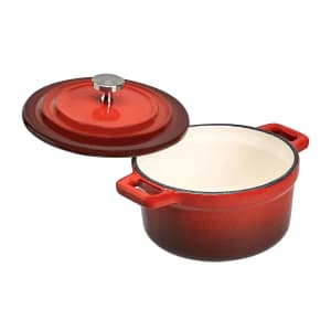 AmazonCommercial 10.3-oz. Enameled Cast Iron Covered Mini Cocotte for $23