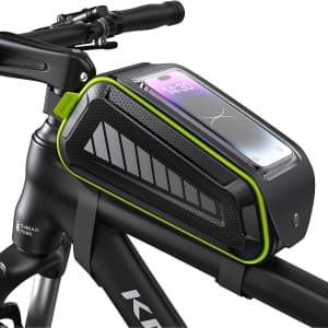 Lamicall Bike Bag with Waterproof Phone Holder for $14