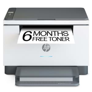 HP LaserJet M235dwe Wireless Monochrome AIO Laser Printer w/ 6 mo. Instant Ink for $69