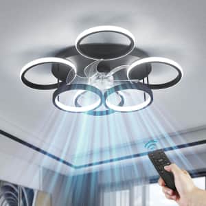 Anyeark 25.6" LED Ceiling Fan for $50