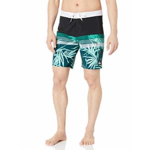 Quiksilver Men's Highline Jungle Vision 19 Boardshort Swim Trunk, Black, 40 for $49 Quiksilver Men's Highline Jungle Vision 19 Boardshort Swim Trunk, Black, 40 for $49