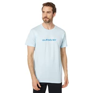 Quiksilver Men's Omni Font Tee Shirt, Blue Grey, XL for $26