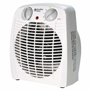 Comfort Zone CZ45E Personal Heater - 1500W Space Heater w/Adjustable Thermostat - Energy Saving, for $50