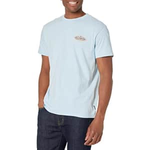 Billabong Men's Classic Short Sleeve Premium Logo Graphic Tee T-Shirt, Coast Coastal Blue, XX-Large for $20