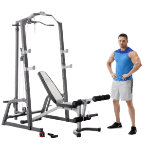 Marcy Pro Deluxe Cage System Machine w/ Weight Lifting Bench for $400 Marcy Pro Deluxe Cage System Machine w/ Weight Lifting Bench for $400
