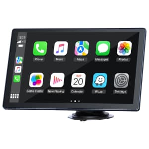 Volam 9" CarPlay Android Auto Wireless Car Stereo for $43