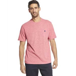 IZOD Men's Saltwater Short Sleeve Solid Slub T-Shirt, Rapture Rose, Small for $8 IZOD Men's Saltwater Short Sleeve Solid Slub T-Shirt, Rapture Rose, Small for $8