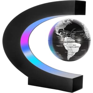 Magnetic Levitating Globe w/ LED Light for $27