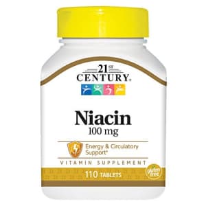 21st Century Niacin Tablets, 100 mg, 110 Count for $11