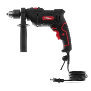 Hyper Tough 6A 1/2" Corded Hammer Drill for $25