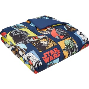 Amazon Basics Star Wars 76" x 86" Reversible Comforter for $8