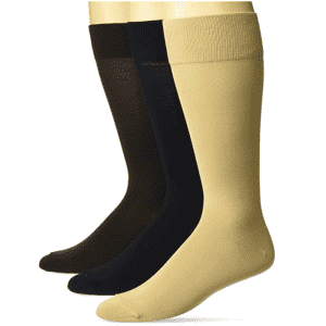 Amazon Buttoned Down Men's Pima Cotton Dress Socks 3-Pack for $20