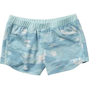 Carhartt Girls' Plus Size Lightweight Ripstop Work Shorts, Teal Blind Fatigue Camo, 6X for $10 Carhartt Girls' Plus Size Lightweight Ripstop Work Shorts, Teal Blind Fatigue Camo, 6X for $10