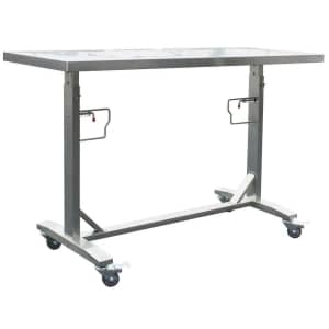 Sportsman Stainless Steel Adjustable Height Work Table w/ Locking Casters for $289