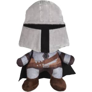 Star Wars The Mandalorian Squeaky Plush Dog Toy for $6