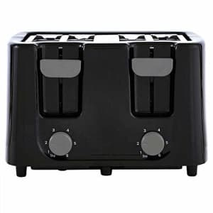 Continental Electric CE-TT029 Toaster, 4 Slice, Black for $40