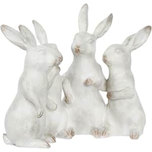 Creative Co-op Whitewashed Bunny Rabbit Quartet for $27 Creative Co-op Whitewashed Bunny Rabbit Quartet for $27