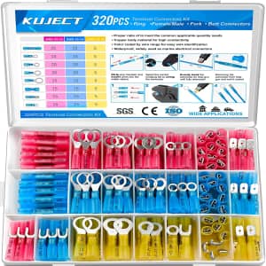 320-Piece Terminal Wire Connectors Kit for $17 320-Piece Terminal Wire Connectors Kit for $17
