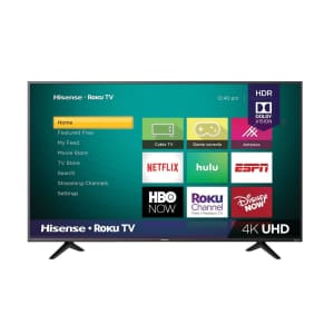 Hisense 55" 4K UHD Roku TV for $255 Hisense 55" 4K UHD Roku TV for $255
